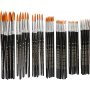Gold Line Pinsel - Nr. 1+2+4+8+12+18+22 - rund - 7 x 12 Stk