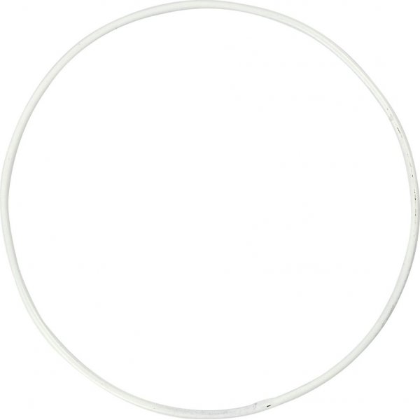 Metallring - wei - 10 cm - 10 Stk