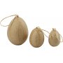 Eier - Pappmach - 6 Stk