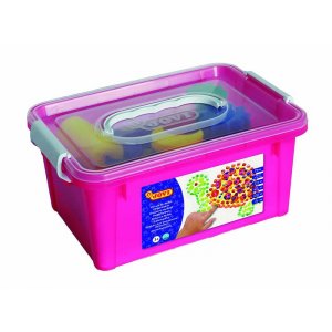 Fingerfarben-Set - Jovi - 6 x 125 ml Farbe, 4 Schwämme, 4 Schablonen, 1 Rolle, 1 Tischunterlage Fingerfarben-Set - Jovi - 6 x 125 ml Farbe, 4 Schwämme, 4 Schablonen, 1 Rolle, 1 Tischunterlage