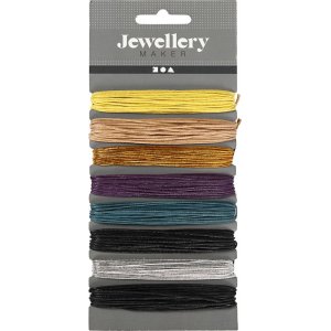 Baumwollschnur - gemischte leuchtende Farben - 8x5 m Baumwollschnur - gemischte leuchtende Farben - 8x5 m
