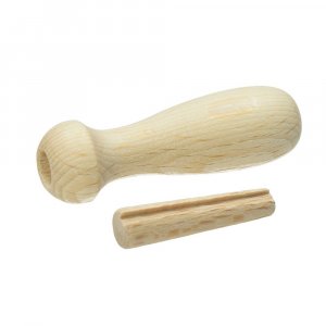 Holzgriff für 1 Filznadel - 1 Stk. 2 unmontierte Teile Holzgriff für 1 Filznadel - 1 Stk. 2 unmontierte Teile