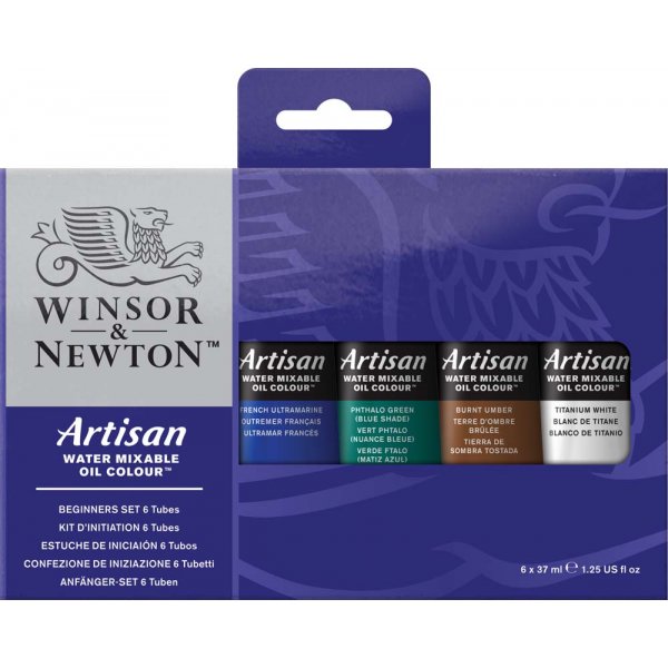 lfarbe W&N Artisan Wasserlslich - Einsteigerset 6x37 ml