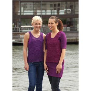 Strickmuster - Krausstich-Leinen Strickmuster - Krausstich-Leinen