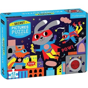 Puzzle Geheimes Bild - Superheld Puzzle Geheimes Bild - Superheld