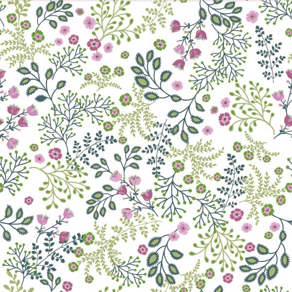 Wachstuch PVC Flora