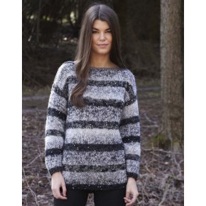 Strickmuster - Damen-Langarmpullover (mit Pailletten) Strickmuster - Damen-Langarmpullover (mit Pailletten)