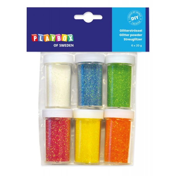 Glitzerstreusel in Pastelltnen