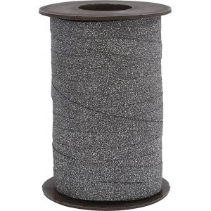Geschenkkordel - Schwarz - Glitzer - 100 m Geschenkkordel - Schwarz - Glitzer - 100 m