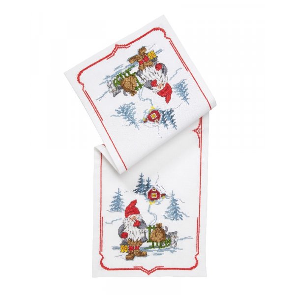 Stickset Lufer - Weihnachtsmann mit Schlitten & Sack