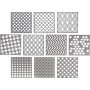 Schablone - 10 Blatt