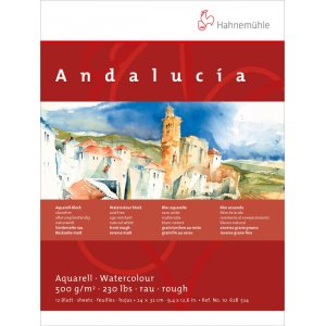 Aquarellblock Hahnemühle Andalucía 500g Grob/Matt Aquarellblock Hahnemühle Andalucía 500g Grob/Matt