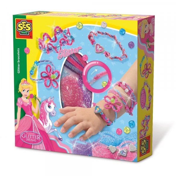 Basteln - Glitzerarmband