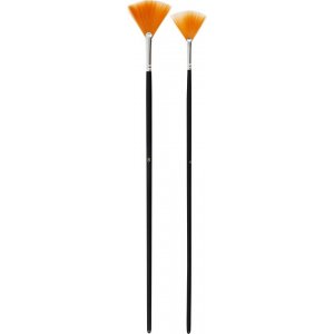 Gold Line Pinsel - Nr. 4+8 - Ventilator - 2 Stk Gold Line Pinsel - Nr. 4+8 - Ventilator - 2 Stk
