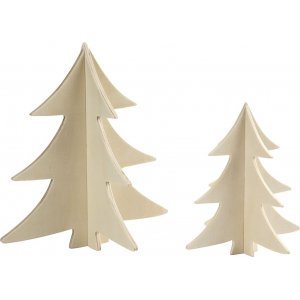 3D-Weihnachtsbäume - 2 Stk 3D-Weihnachtsbäume - 2 Stk