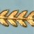 Wachsdekorbordre 180 x 7 mm - Blattgold