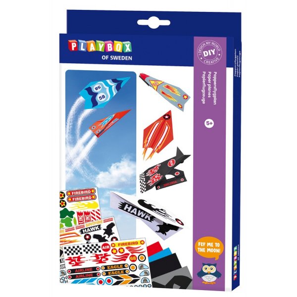 Papierflugzeug-Handwerk