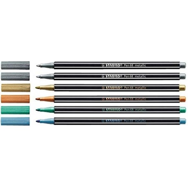 Faserschreiber Pen 68 Metalletui - 6er-Pack Faserschreiber Pen 68 Metalletui - 6er-Pack