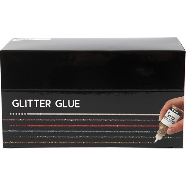 Glitzerkleber - 36 x 25 ml