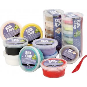 Silk Clay® - gemischte Farben - 22 Gläser Silk Clay® - gemischte Farben - 22 Gläser