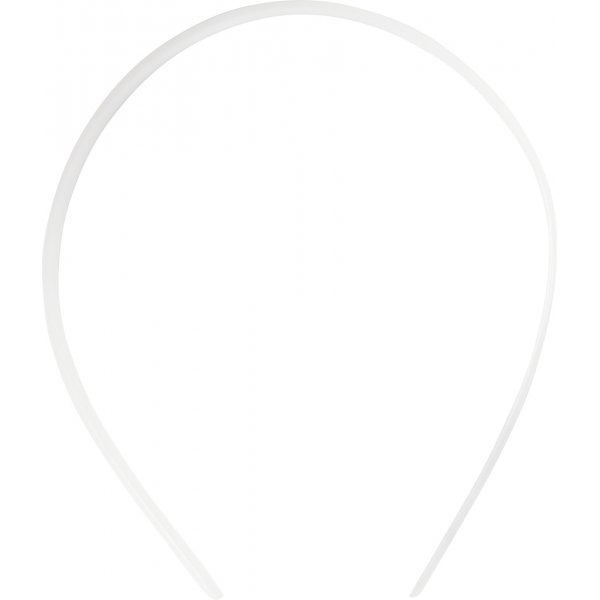 Diadem - 13 mm - wei - 5 Stk