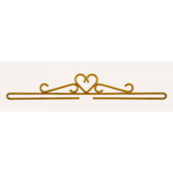 Stickbeschlge Gold - 45cm