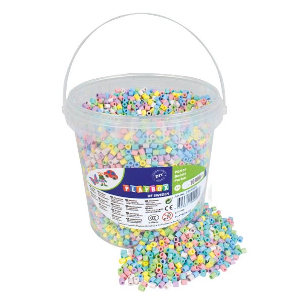 Pfeifenperlen Pastellmix - 10000 Stk