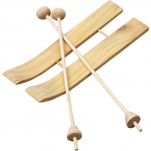 Weihnachtsmann-Zubehör - Ski und Stöcke Weihnachtsmann-Zubehör - Ski und Stöcke