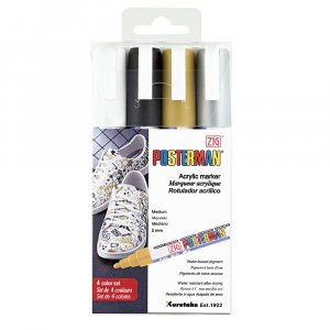Markierstift ZIG Posterman PMA-30 2 mm, 4 Stück Markierstift ZIG Posterman PMA-30 2 mm, 4 Stück