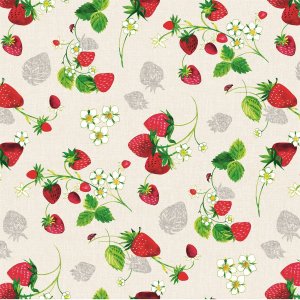 Plane PVC Erdbeeren/Blumen Plane PVC Erdbeeren/Blumen