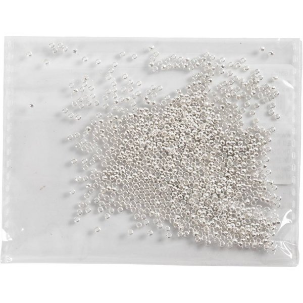 Drahtklemmen - 2 mm - Versilbert - 1000 Stk