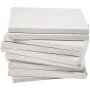 Leinwand - wei - 18 x 24 cm - 40 Stk