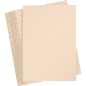 Farbiger Karton - Elfenbein - A4 - 180 g - 100 Blatt Farbiger Karton - Elfenbein - A4 - 180 g - 100 Blatt