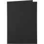 Karten und Umschlge - Schwarz - 11,5 x 16,5 cm - 4 Sets