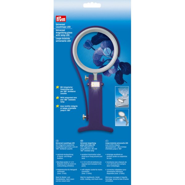 Lupe mit LED-Lampe
