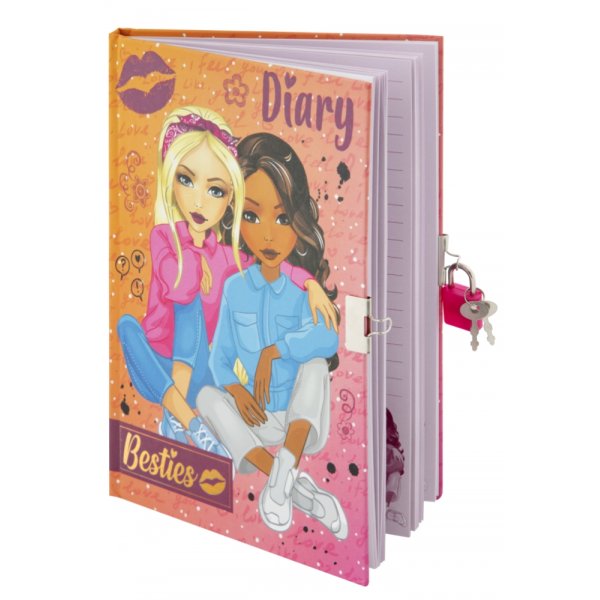 Tagebuch mit Schloss und Schlssel