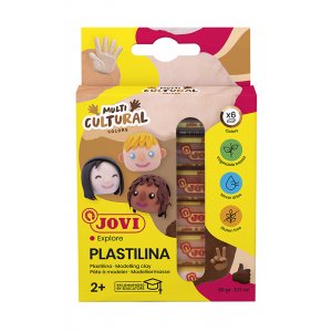 Ton - Jovi Plastilina - 6er-Pack in gemischten Farben 15 g Ton - Jovi Plastilina - 6er-Pack in gemischten Farben 15 g