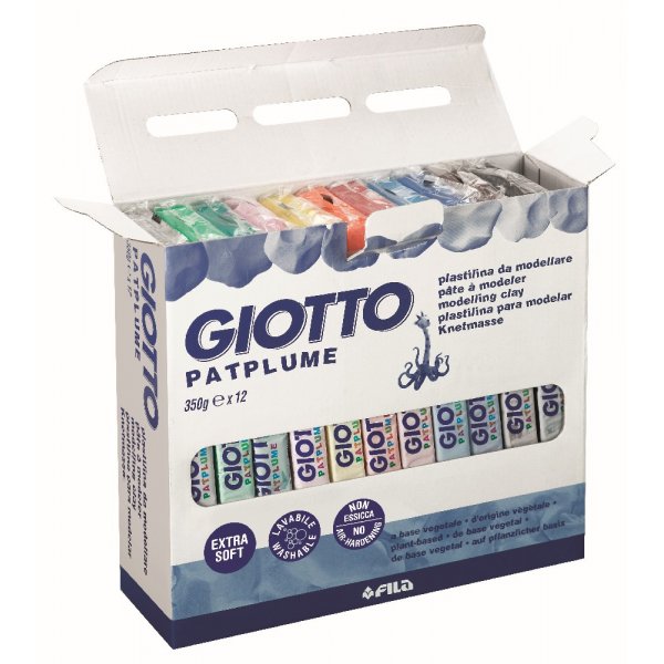 Modelliermasse Giotto Patplume - 12x350g