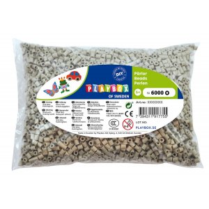 Perlen 6000 Stück grau Perlen 6000 Stück grau