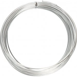 Aluminiumdraht - Ø2 mm - Silber - 10 m Aluminiumdraht - Ø2 mm - Silber - 10 m