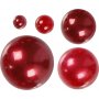 Strasssteine - rot - 2-8 mm - 140 Stk