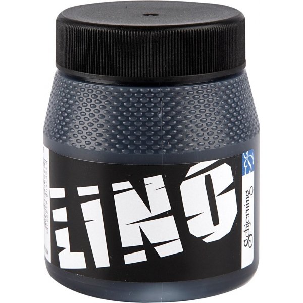Linoleumfarbe - Schwarz - 250 ml