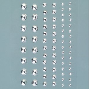 Halbperlen Acryl selbstklebend 3 5 7 mm - Silber brillant 72er-Pack rund Halbperlen Acryl selbstklebend 3 5 7 mm - Silber brillant 72er-Pack rund