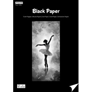 Schwarzes Papier A4, 160 g, 30 Blatt, FSC�-zertifiziert