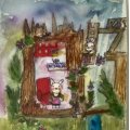 Kundenbild Aquarellblock, geklebt, kaltgepresst, Bögen, 300 g - A5