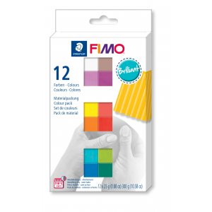 Modell Fimo Soft Set 12x1/2 - Brillant Modell Fimo Soft Set 12x1/2 - Brillant