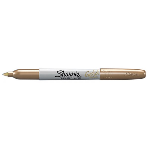 Faserstift Sharpie - Permanentmarker fein - Metallic-Gold