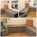Kundenbild Baumwoll-Canvas - 145 cm - Hellgrau