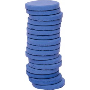 Farbpucks ø 30 mm - blau - 20 Stk Farbpucks ø 30 mm - blau - 20 Stk