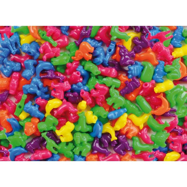 Tiere aus Plastikperlen